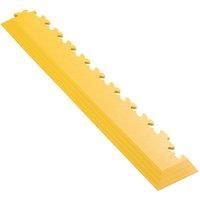 Ecotile ESD X-Joint Interlocking 5mm Floor Tile Corner Ramps Yellow 587mm x 90mm 2 Pack (529YU)