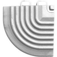 Swisstrax Ribtrax Pro Corner Pearl Silver 63mm x 63mm 4 Pack (410YU)