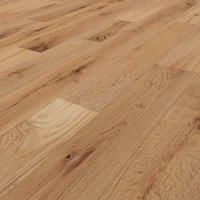 Style Country Light Oak Solid Wood Click Fit Flooring - 1.44m2 Pack
