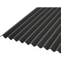 Corrubit Black Bitumen Corrugated Roofing sheet (L)2m (W)930mm (T)2.2mm