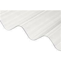 Unbranded PVC Corrugated Sheet Clear 2.5m x 950mm 2.5m x 950mm