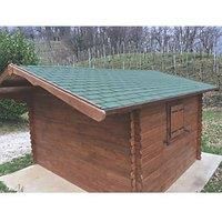 Roof Pro Green Square Bitumen Roof Shingles 1m x 340mm 16 Pack (577KW)