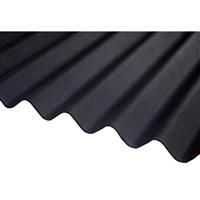 Roof Trade RoofTrade Corrugated Bitumen Roof Sheet 1000mm x 837mm x 2.2mm in Black