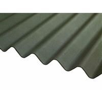 Roof Trade RoofTrade Corrugated Bitumen Roof Sheet 1000mm x 837mm x 2.2mm in Green