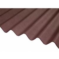 Roof Trade RoofTrade Corrugated Bitumen Roof Sheet 1000mm x 837mm x 2.2mm in Brown