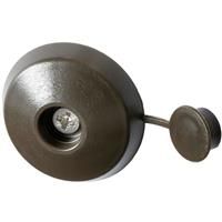 Solstice Polycarbonate Fixing Buttons 10mm Brown (10 Pack) in White