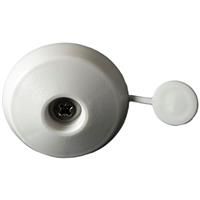 Solstice Polycarbonate Fixing Buttons 16mm (10 Pack) in White