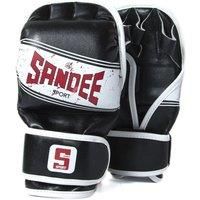 Sandee Sparring Gloves Sport Synthetic Leather MMA Style Open Palm Combat Gloves