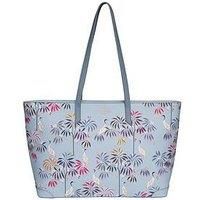 Sara Miller Large Tote Crane Garden