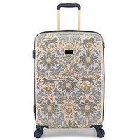 Joules Damask 66cm 4-Wheel Medium Suitcase - Damask