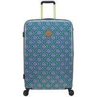 Joules Tiled Diamond Large Suitcase