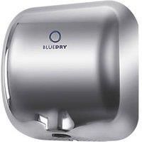 BlueDry Eco Dry High Speed Hand Dryer Polished Steel 0.55-1.8kW (6116J)