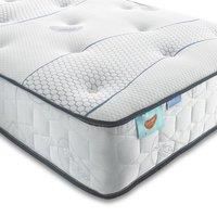 Sareer Matrah Sareer Cool Blue Memory Coil Matrah, Foam, White, Single, 3FT