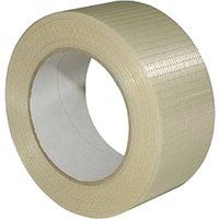 Sirius Heavy Duty Packing Crossweave Tape Clear 25mm 50m