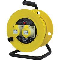 Sirius 2 Socket Cable Extension Reel 110v 25m