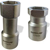 Sirius Professional 2 Piece 17mm 1/2 Drive Socket for Unistrut Channel Set