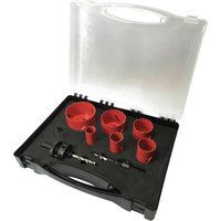 Sirius 9 Piece Electricians HSS Bi Metal Hole Saw Set