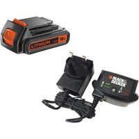 Black and Decker Genuine 18v Li-ion Battery and Charger Pack 1.5ah 240v