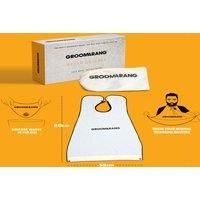 Groomarang Beard Shaving & Clippings Catcher Bib Less Mess Mirror Apron Boxed