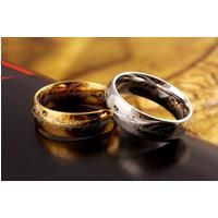 Lord Of The Rings Inspired Vintage Ring In 2 Sizes And 2 Colours - Silver