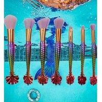 7pcs Make up Brush Set Buffer Powder Contour Eyeshadow Foundation Makeup Brushes