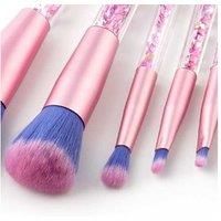 7Pc Makeup Brushes - Pink