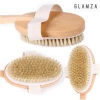 Dry Skin Bristle Brush - Professional Natural Body Bristle Spa Firm Scrub