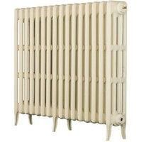 Arroll Neo-Classic 4-Column Cast Iron Radiator 760 x 874mm Cream 4340BTU (4443F)