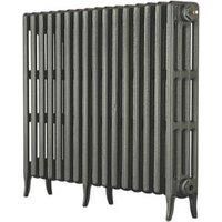 Arroll NeoClassic 4 Column Radiator, Cast Grey (W)874mm (H)760mm