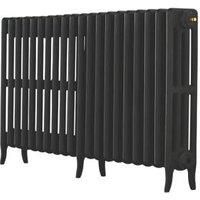 Arroll Neo-Classic 4-Column Cast Iron Radiator 660 x 1114mm Black 4790BTU (9472F)