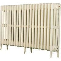 Arroll NeoClassic 4 Column Radiator, Cream (W)1114mm (H)660mm