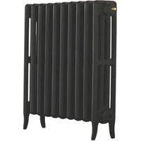 Arroll Neo-Classic 4-Column Cast Iron Radiator 660 x 754mm Black 3193BTU (6912F)