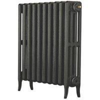 Arroll Neo-Classic 4-Column Cast Iron Radiator 660 x 634mm Pewter 2661BTU (3812F)