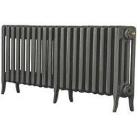 Arroll Neo-Classic 4-Column Cast Iron Radiator 460 x 1114mm Cast Grey 3517BTU (9969F)