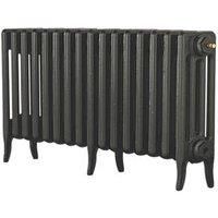 Arroll Neo-Classic 4-Column Cast Iron Radiator 460 x 874mm Pewter 2736BTU (7401F)