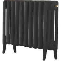 Arroll Neo-Classic 4-Column Cast Iron Radiator 460 x 754mm Black 2347BTU (8970F)