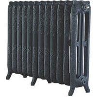 Montmartre 768 High French Embossed 12 Section Cast Iron Radiator finished Black Primer