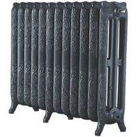Arroll Montmartre 3-Column Cast Iron Radiator 760mm x 994mm Pewter 5896BTU (3594P)
