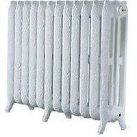 Arroll Montmartre 3-Column Cast Iron Radiator 760 x 994mm White 5896BTU (7272P)