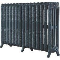 Arroll Montmartre 3-Column Cast Iron Radiator 760mm x 1234mm Anthracite 7370BTU (8019P)
