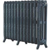 Montmartre 768 High French Embossed 12 Section Cast Iron Radiator finished Anthracite 7016