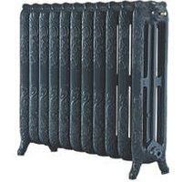 Arroll Montmartre 3-Column Cast Iron Radiator 760 x 914mm Anthracite 5405BTU (8356P)