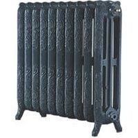 Montmartre 768 High French Embossed 10 Section Cast Iron Radiator finished Anthracite 7016