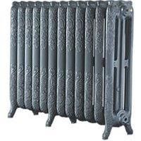 Montmartre 768 High French Embossed 12 Section Cast Iron Radiator finished Cast Grey M6004