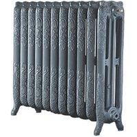 Arroll Montmartre 3-Column Cast Iron Radiator 760mm x 914mm Cast Grey 5405BTU (8471P)