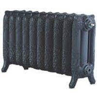 Arroll Montmartre 3-Column Cast Iron Radiator 470 x 834mm Black 3070BTU (4716P)