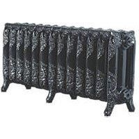 Arroll Montmartre 3-Column Cast Iron Radiator 470 x 1074mm Black 3992BTU (2945P)