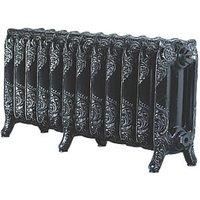 Arroll Montmartre 3-Column Cast Iron Radiator 470 x 994mm Black 3685BTU (9341P)