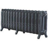 Arroll Montmartre 3-Column Cast Iron Radiator 470 x 1154mm Pewter 4299BTU (7800P)