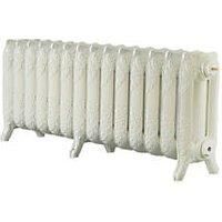 Arroll Montmartre 3-Column Cast Iron Radiator 470 x 1154mm Cream 4299BTU (7701P)
